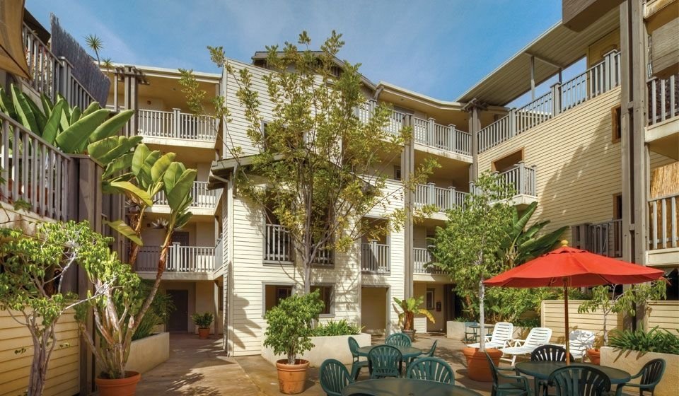 The Actors Fund's Palm View residence in West Hollywood. The Actors Fund's Palm View residence in West Hollywood.